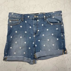 Kids Superdenim Dot Midi Shorts with Fantastiflex